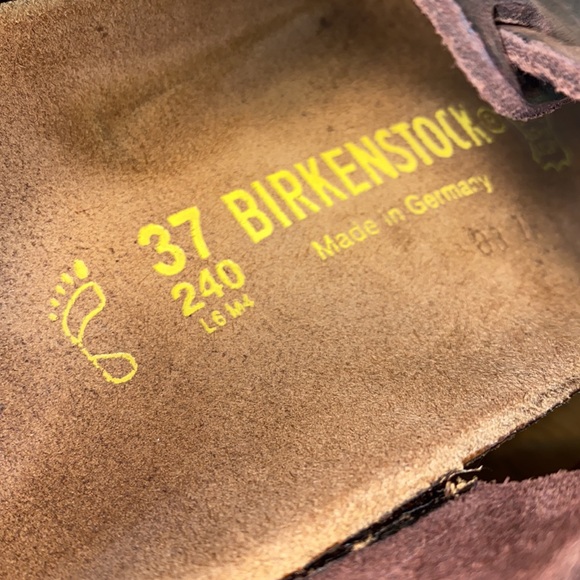 Birkenstock Odessa Buckled Brown Leather Sandals Women’s 6 - Picture 7 of 8